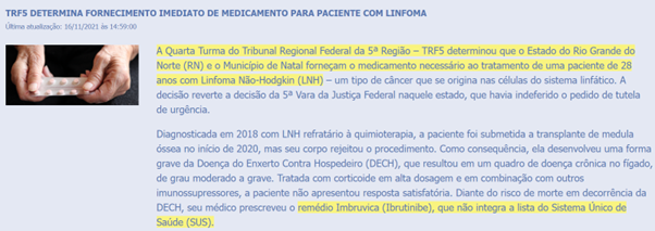 Imagem3 1 - Como Conseguir a Liminar do Medicamento Imbruvica na Justi&ccedil;a para Tratamento de  C&acirc;ncer
