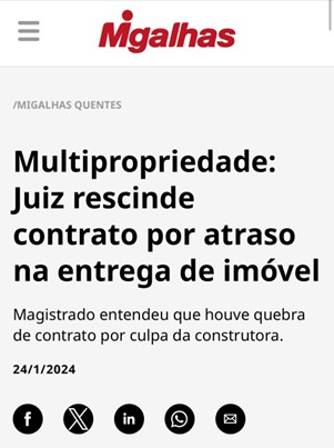 Imagem1 2 - Entrega de Multipropriedade Atrasada: Indeniza&ccedil;&atilde;o, Cancelamento e outros Direitos Garantidos pela Justi&ccedil;a